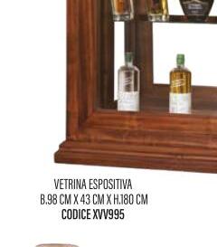 Mazzetti - VETRINA ESPOSITINA A UN ANTA