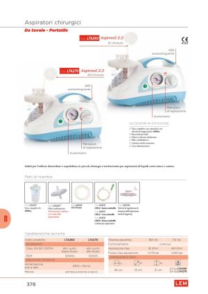 Aspiratori e ossigenoterapia