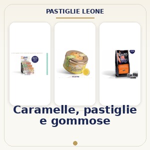 Caramelle, pastiglie e gommose