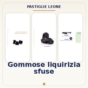 Gommose liquirizia sfuse