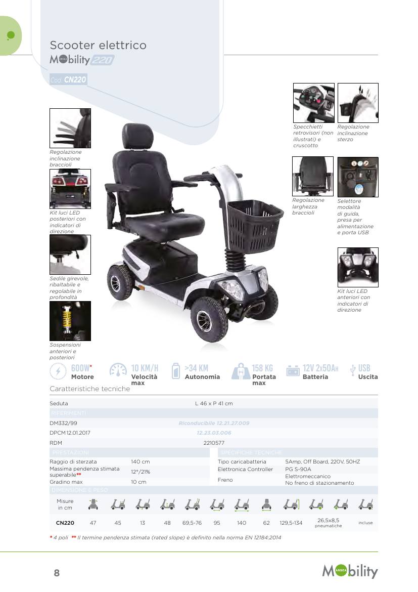Moretti – SCOOTER MOBILITY 220