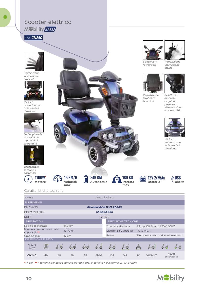 Moretti – SCOOTER MOBILITY 240