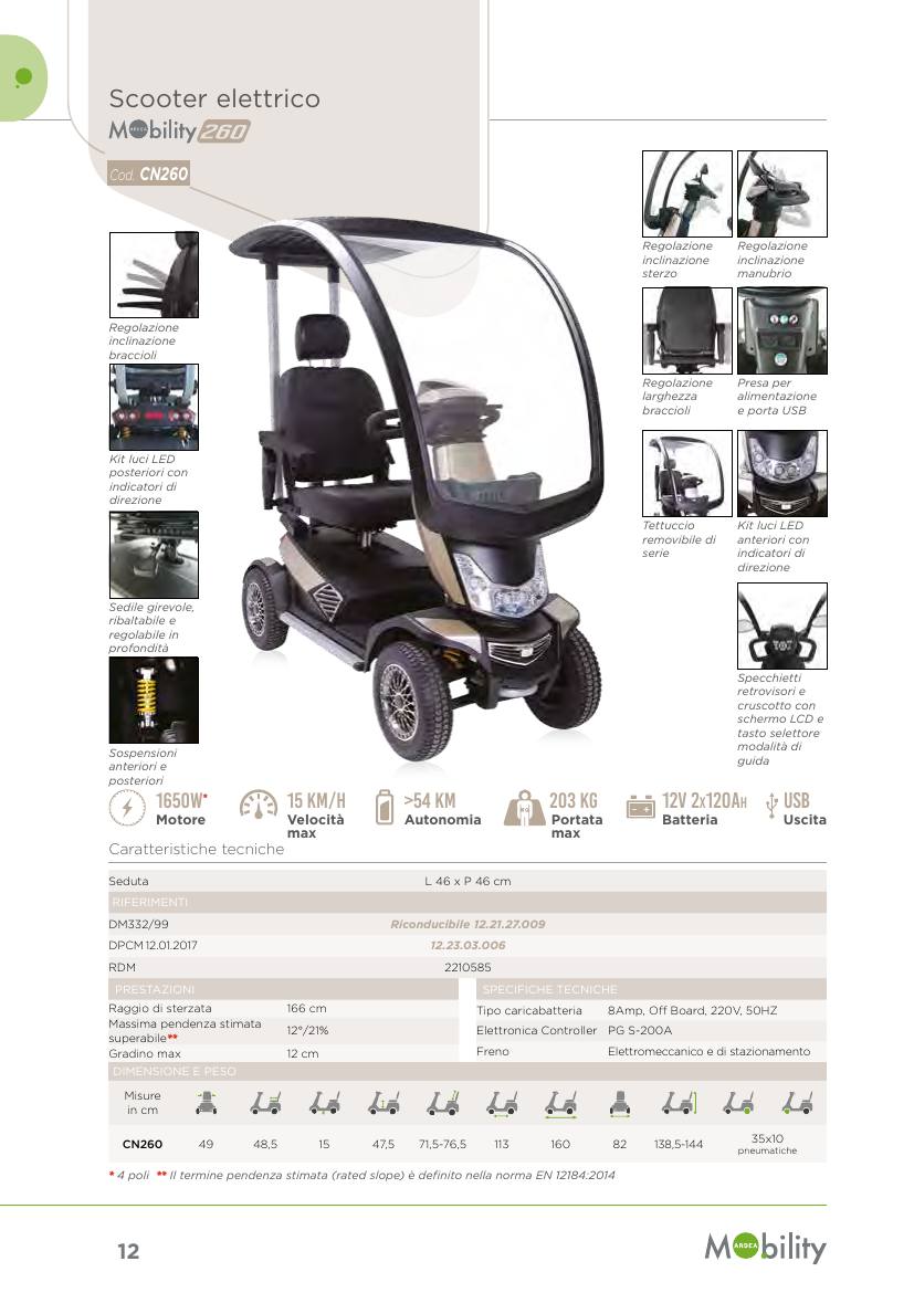Moretti – SCOOTER MOBILITY 260
