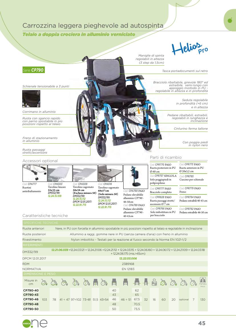 Moretti – PEDANE ELEVABILI CP790 40-43CM – PAIO