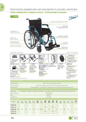 Moretti - CARROZZINA PIEGHEVOLE -START 3- 48 CM