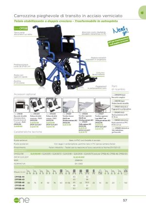 Moretti - CARROZZINA PIEGHEVOLE NEXT GO! 48CM BLU