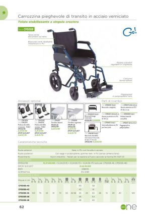 Moretti - CARROZZINA PIEGHEVOLE -GO!- 43 CM BLU