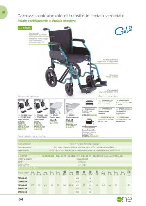Moretti - CARROZZINA PIEGHEVOLE -GO 2- 48 CM