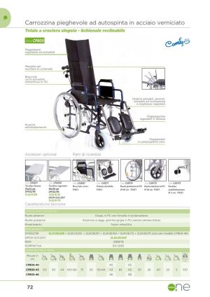 Moretti - CARROZZINA RECLINABILE 43CM COMFY-S