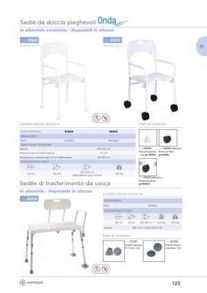Moretti - SEDILE DI TRASFERIMENTO PER VASCA