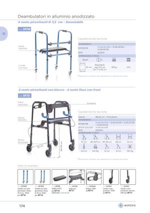 Moretti - SEDILE PER DEAMBULATORE RP748