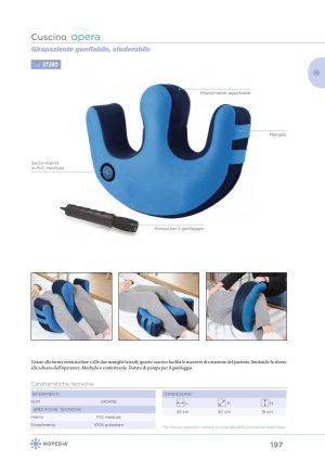 Moretti - CUSCINO GIRA PAZIENTE GONFIABILE