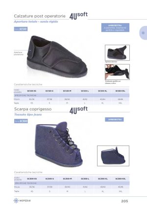 Moretti - SCARPA POSTOPERAT.TOT APERTA L - 41/42