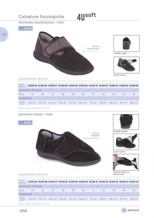 Moretti - SCARPE FISIOLOGICHE ELASTICIZZATE 42 -PA