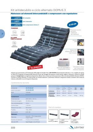 Moretti - KIT ANTIDECUBITO -DOMUS 3- 2 VIE 13+7.5