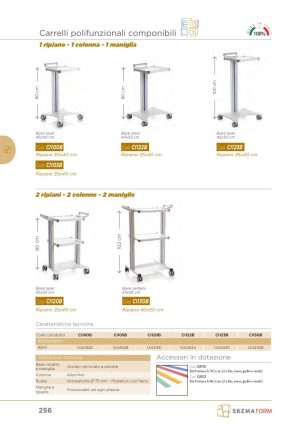 Moretti - CARRELLO EOLO CONFIGURAZ. 1 - BIANCO