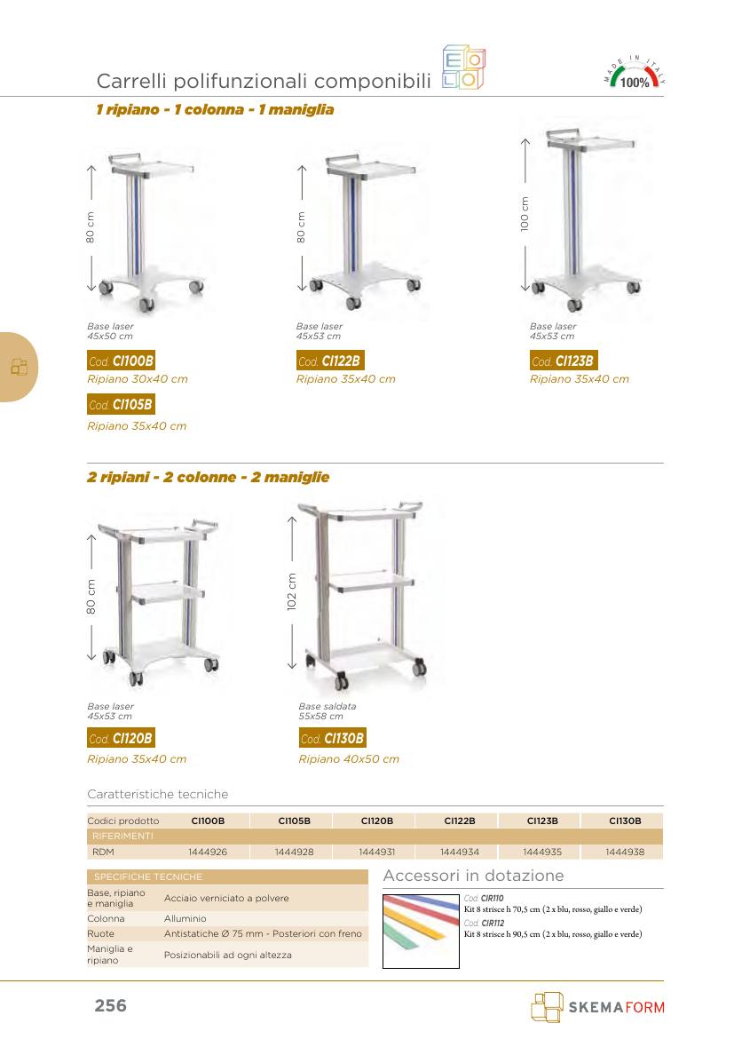 Moretti – CARRELLO EOLO CONFIGURAZ. 2 – BIANCO