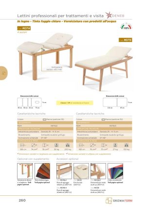 Moretti - LETTO LEGNO 3 SNODI C/FORO DENEB