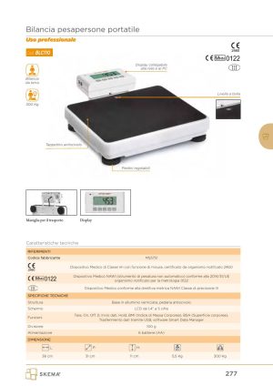 Moretti - BILANCIA ELETTRONICA PORTATILE 300 KG