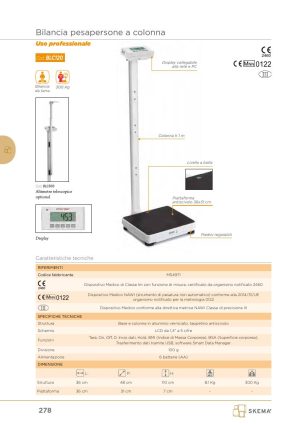 Moretti - BILANCIA A COLONNA 300 KG