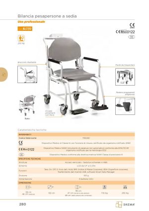 Moretti - BILANCIA A SEDIA PROF.250 KG