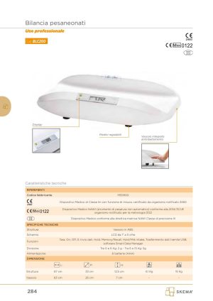 Moretti - BILANCIA PESANEONATI ELETTRONICA 15 KG