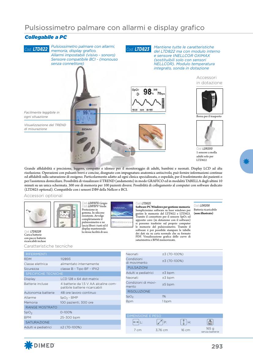 Moretti – OSSIM. H100N MODULO+SENS.NELLCOR OXIMAX