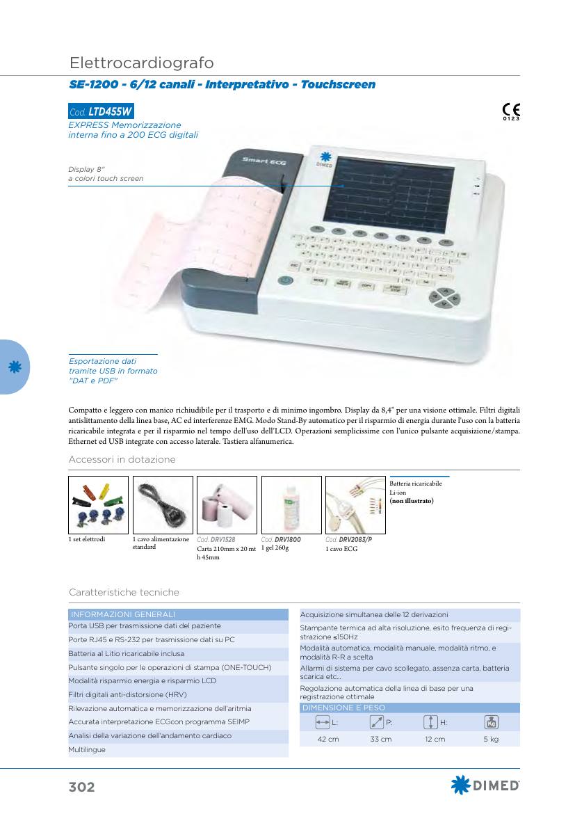 Moretti – CARTA PER ECG LTD450 455S/W 1 PZ