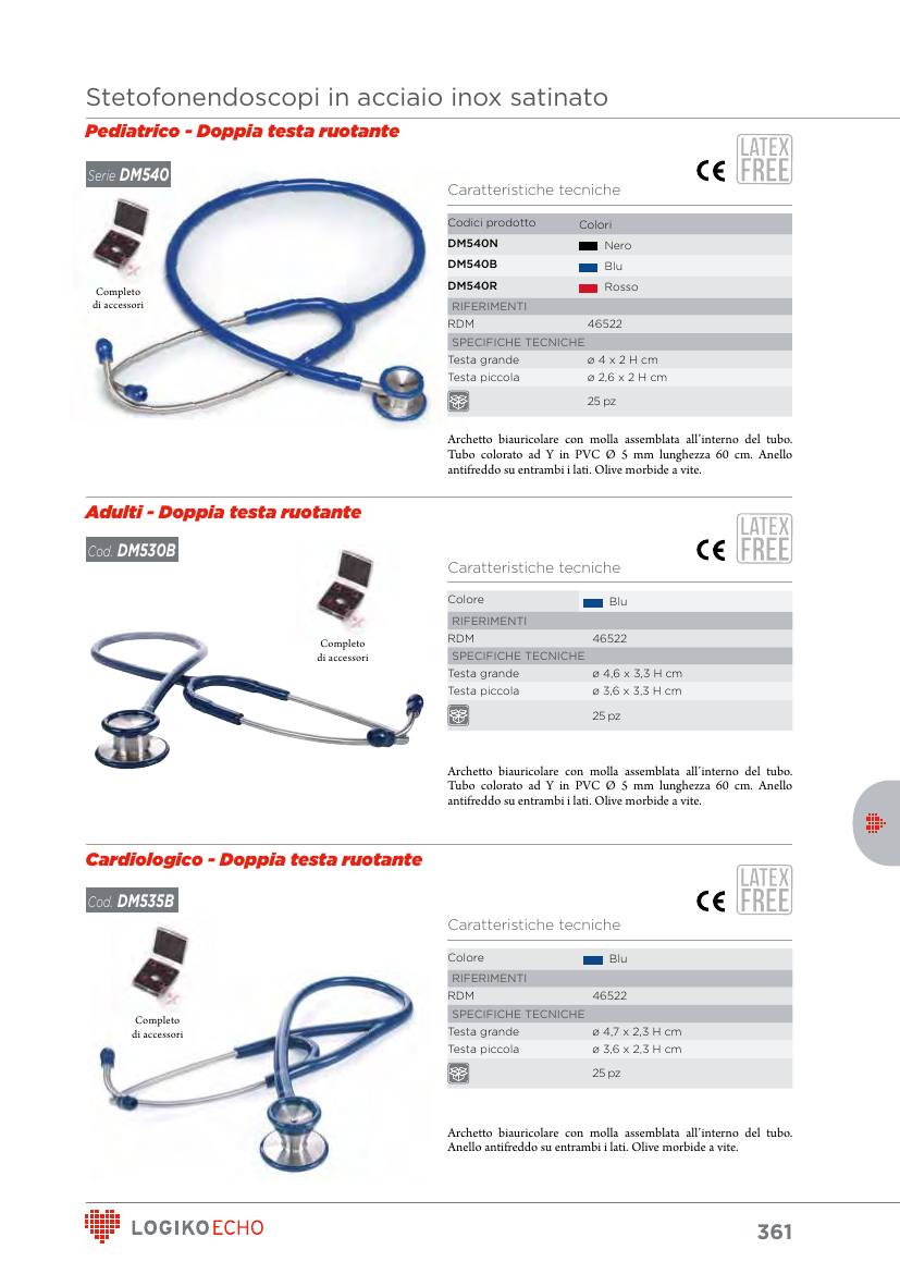 Moretti – STETOFONEN. PEDIATRICO INOX TUBO BLU
