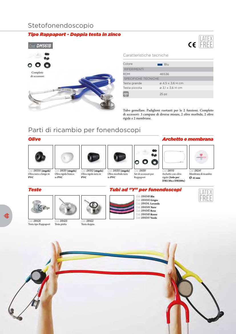 Moretti – TUBO A Y PER FONEDO. STANDARD BLU