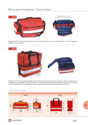 Moretti - BORSA MULTIUSO TRE TASCHE PER EMERGENZA