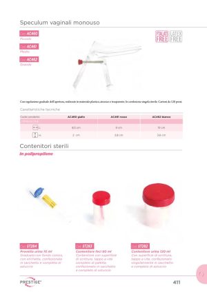 Moretti - CONTENITORE URINA STERILE C/SCAT. 120ML
