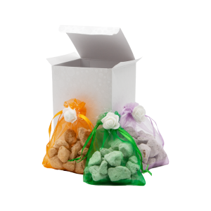 KIT CON 3 SACCHETTI DI ORGANZA